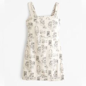Abercrombie & Fitch Linen Blend Mini Dress